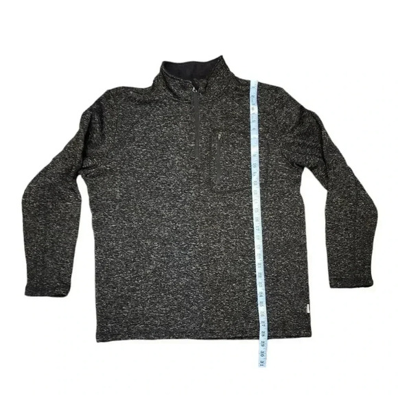 Magellan Outdoors Classic Fit Side Pockets Zips Charcoal Gray Pullover Top Sz L - Picture 4 of 8
